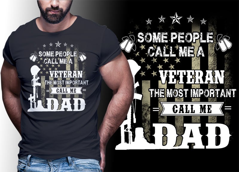 73 tshirt designs bundle american Veteran, Army And Military PSD file EDITABLE t shirt bundles