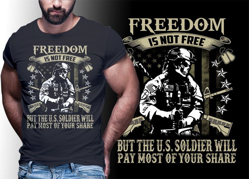 73 tshirt designs bundle american Veteran, Army And Military PSD file EDITABLE t shirt bundles