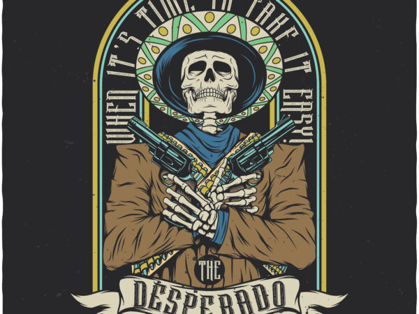 The desperado saloon t shirt designs for sale