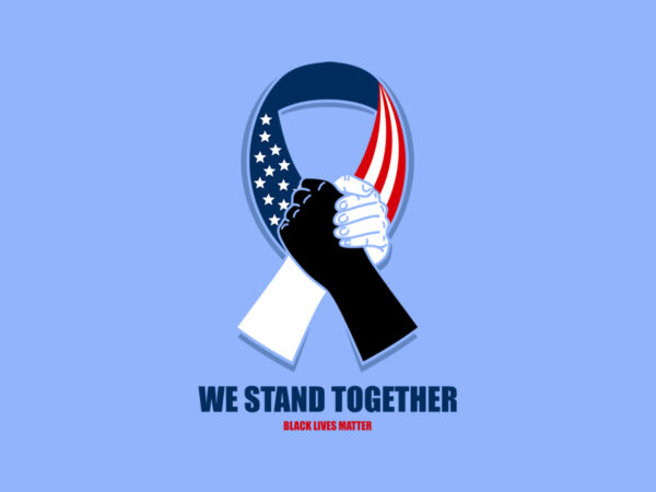We stand together t shirt design for sale