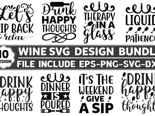 Wine svg design bundle Wine svg design bundle