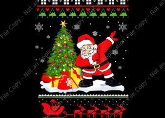 Dabbing Santa Claus Christmas Png, Dabbing Santa Claus Png, Santa Claus Png, Christmas Png t shirt vector illustration