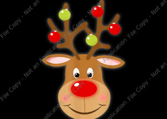 Rudolph Red Nose Reindeer Png, Reindeer Png, Reindeer Christmas Png, Reindeer Light Png
