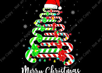 Candy Cane Santa Hat Png, Funny Xmas Tree Merry Christmas Y’all Png, Tree Merry Christmas Png, Christmas Png, Hat Santa Png