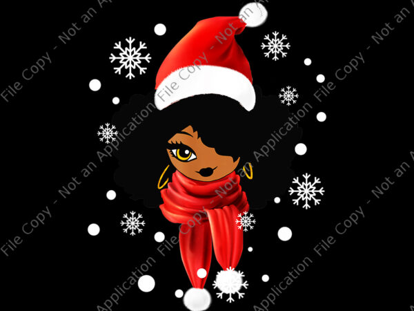 Black african american santa apparel png, christmas melanin women png, black african women png, women santa png, christmas png t shirt template