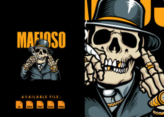 Mafioso T shirt Design