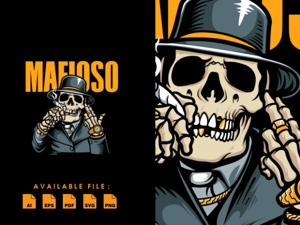 Mafioso t shirt design