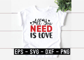 valentine SVG T shirt Design Template