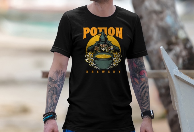 Witch Potion T shirt Design