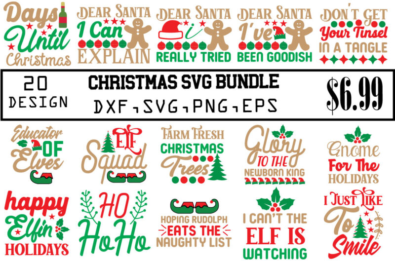 Christmas svg bundle