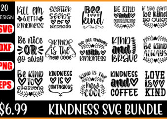 Kindness svg bundle