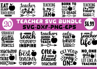 teacher svg bundle