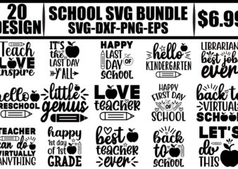 school svg bundle