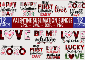 valentine sublimation designs Bundle