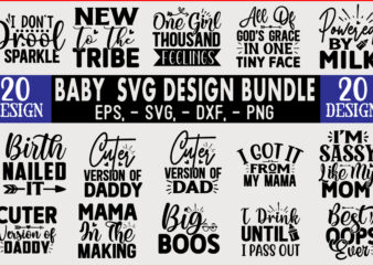 Baby SVG T shirt Design Bundle