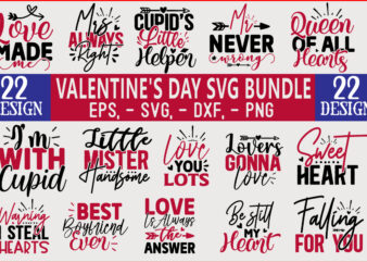 valentine’s day SVG T shirt Design Bundle