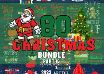 Christmas SVG Bundle part 16, Christmas Svg, Santa Claus Svg, Gnomies Christmas SVG, Christmas cut files, Sport Christmas, Buffalo Plaid, Reindeer, Silhouette, PNG t shirt vector file
