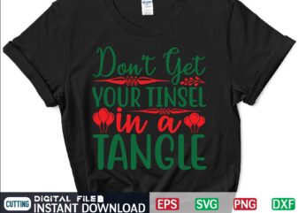 Christmas svg cut file, Don’t Get Your Tinsel in a Tangle svg, buffalo plaid distressed christmas tree svg cut file, christmas cut file, merry christmas svg digital download t shirt