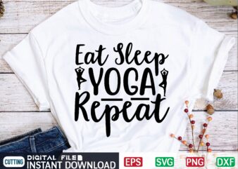 Eat Sleep Yoga Repeat yoga, lotus flower, lotus flower svg, for mom, lotus flower design, lotus silk, lotus plant, rosiesunflower, water lotus, lotus pattern, minimalist, christmas ideas for her, unicorn,