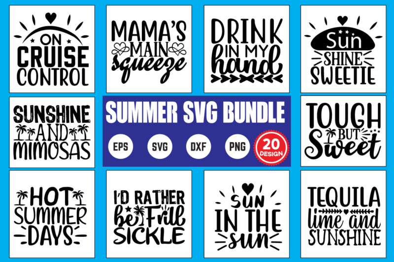 summer svg bundle commercial use svg files for cricut silhouette t shirt vector files summer, svg, summer svg, summer design, summer svg bundle, svg bundle, funny, summer quote, cute, happy,