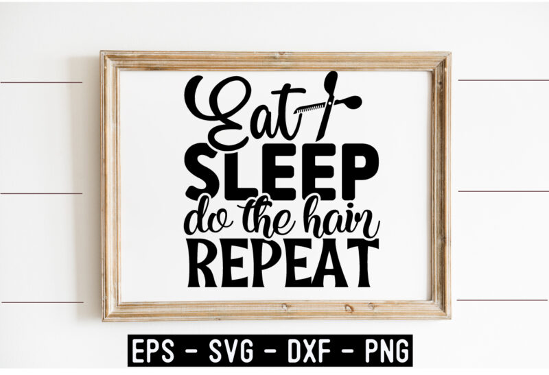 hairdresser SVG T shirt Design Bundle