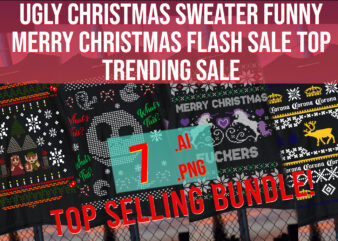 Ugly Christmas Sweater Funny Merry Christmas Flash Sale Top Trending Sale