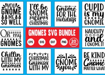 Gnomes svg bundle commercial use svg files for cricut silhouette t shirt vector file gnome, christmas, christmas gnomes, gnomes, christmas gnome, gnome svg, funny, gnome clipart, mom, new year, garden