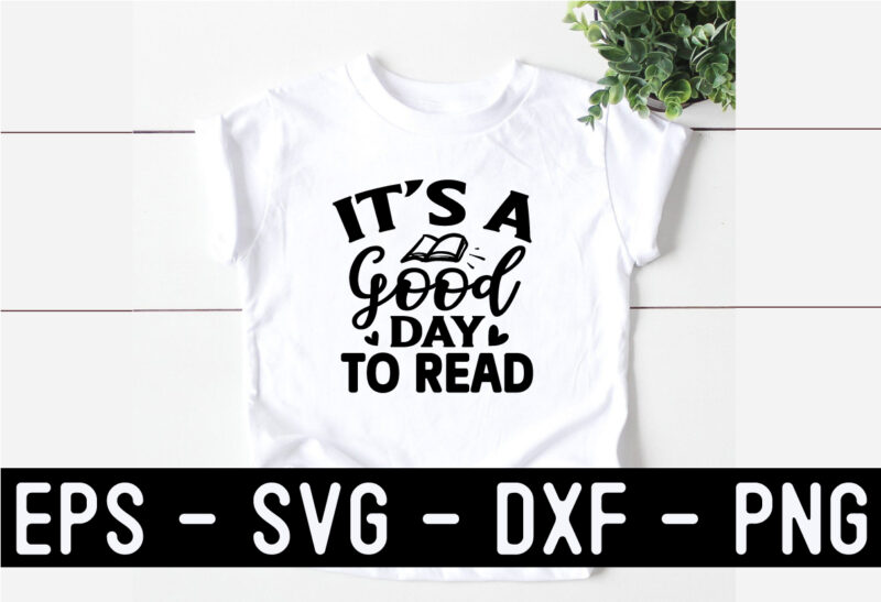 Reading SVG T shirt Design Template