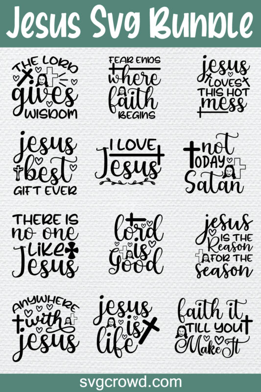 Jesus SVG Bundle