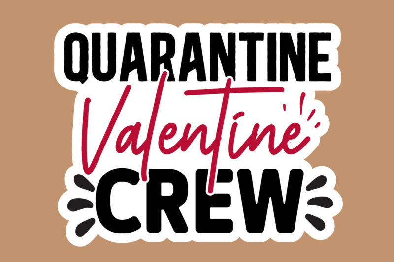 valentine stickers Design bundle