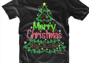 Christmas Tree tshirt designs template vector, Merry Christmas Svg, Merry Christmas vector, Merry Christmas logo, Christmas Svg, Christmas vector, Christmas Quotes, Funny Christmas, Christmas Tree Svg, Santa vector, Believe Svg,