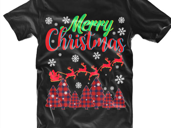 Christmas buffalo plaid tshirt designs template vector, buffalo plaid christmas, buffalo plaid svg, merry christmas t shirt designs, merry christmas svg, merry christmas vector, merry christmas logo, christmas svg, christmas