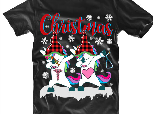 Christmas unicorn dance nurse tshirt designs template vector, funny unicorn, unicorn svg, merry christmas t shirt designs, merry christmas svg, merry christmas vector, merry christmas logo, christmas svg, christmas vector,