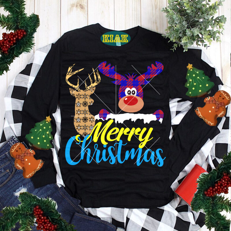 Christmas Buffalo Plaid t shirt designs, Christmas Reindeer Buffalo Plaid, Reindeer Svg, Merry Christmas Svg, Merry Christmas vector, Merry Christmas logo, Christmas Svg, Christmas vector, Christmas Quotes, Funny Christmas, Christmas