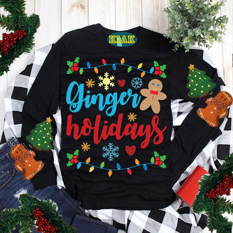 Ginger Holidays tshirt designs, Merry Christmas Svg, Merry Christmas vector, Merry Christmas logo, Christmas Svg, Christmas vector, Christmas Quotes, Funny Christmas, Christmas Tree Svg, Santa vector, Believe Svg, Santa Svg,