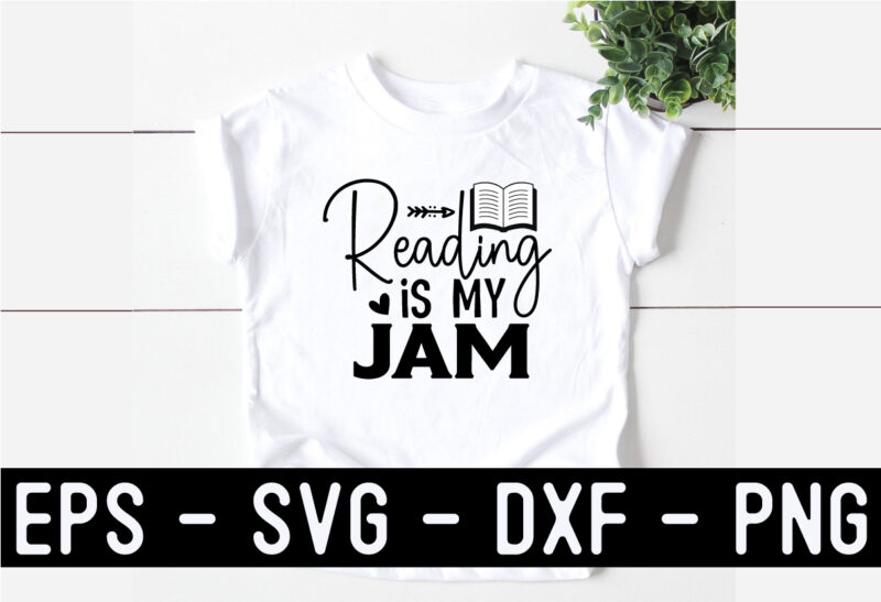 Reading SVG T shirt Design Template