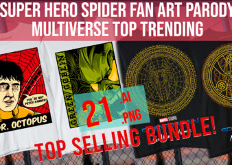 Super Hero Spider Fan Art Parody Webs Octopus Goblin Top Seller Top Trending