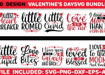 valentine’s day svg design bundle