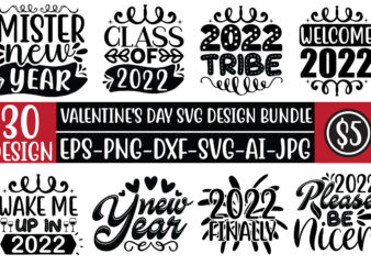 valentine’s day svg design bundle