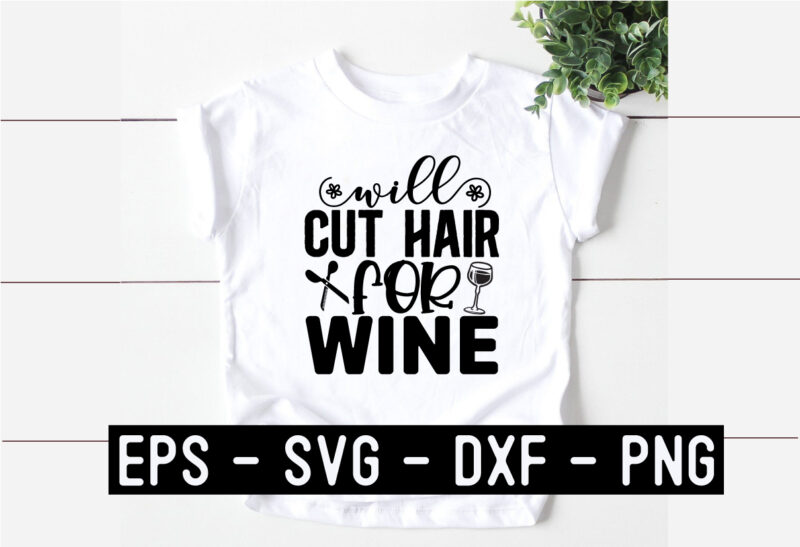 hairdresser SVG T shirt Design Bundle