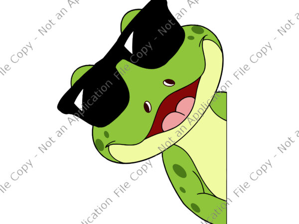 Funny frog with sunglasses svg, frog svg, funny frog svg t shirt graphic design