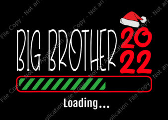 Big Brother 2022 Christmas Svg, Big Bro Announcement X-Mas Svg, Brother 2022 Svg, Christmas Svg, Hat Santa Svg