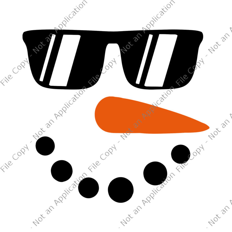 Snowman Glasses Svg, Snowman Shirt for Boys Kids Toddlers Glasses Christmas Winter Svg, Snowman Svg, Snowman Christmas