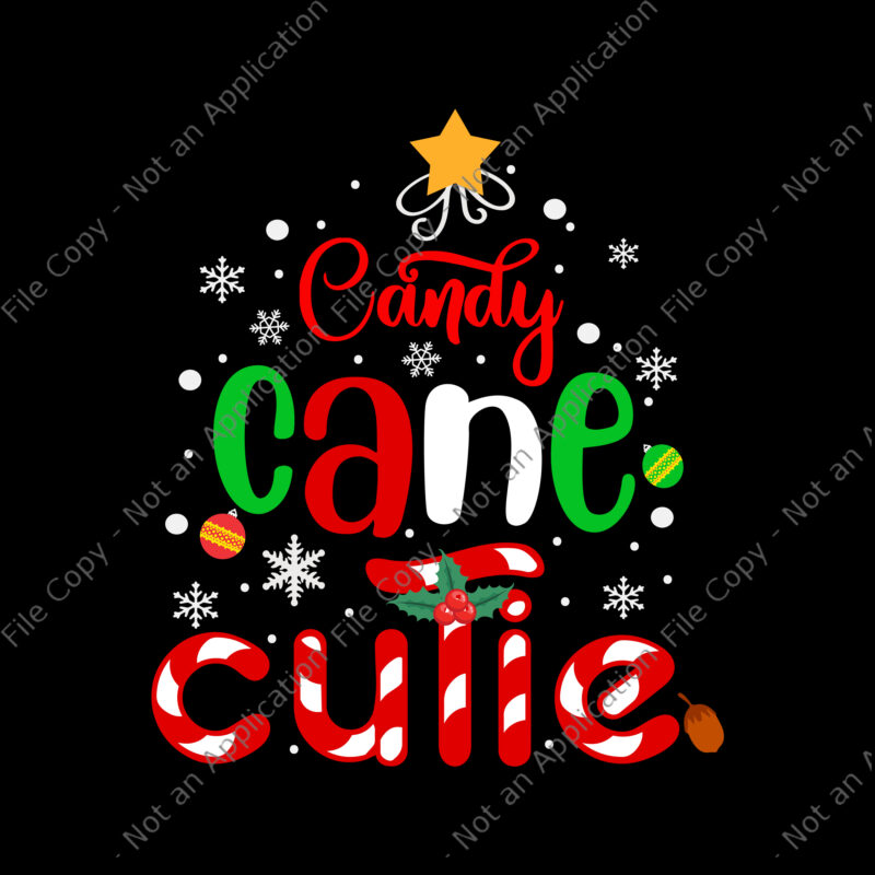 Candy Cane Cutie Svg, Candy Cane Svg, Candy Christmas Svg, Christmas Svg
