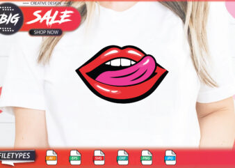 Lips Sublimation Svg