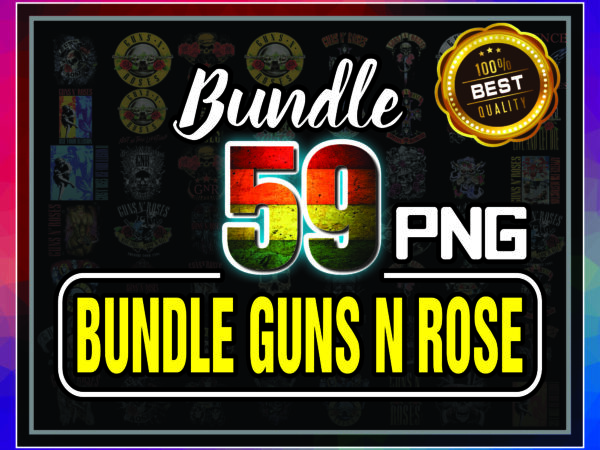 1 bundle 59 designs guns n rose png, skull, rock classic, rock lover, digital designs, printable, instant download 1032720867