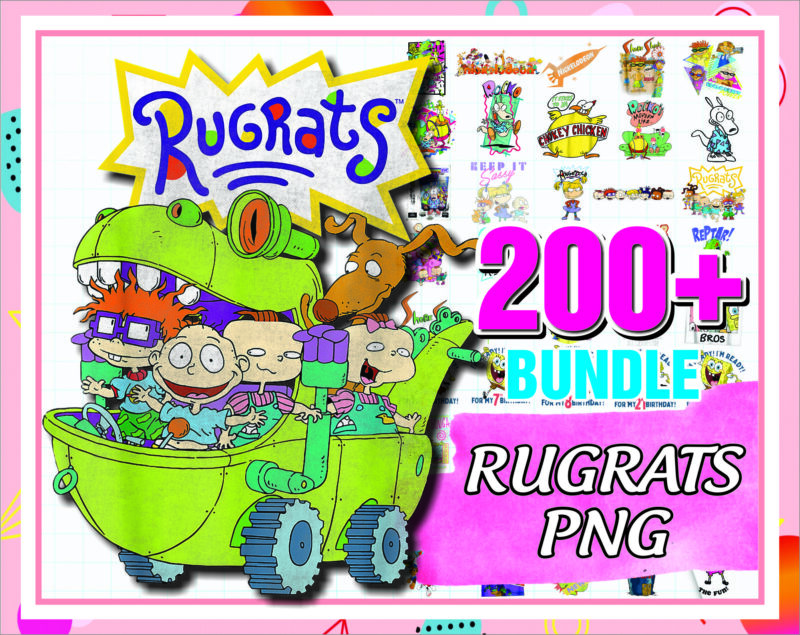 Bundle 200+ Rugrats png, Rugrats Bundle, Rugrats Friends, Tommy Chuckie Finster, Nickelodeon, Tumbler, Decal, Sublimation, Digital download 985404010