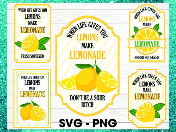 1 bundle 36 when life gives you lemons vodka lemonade svg png, when life gives you limes mojitos margaritas svg, bring the tequila svg png 1013703962