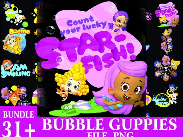 1 bundle 31+ bubble guppies, bubble guppies png png files, transparent background, bubble guppies png, clipart png, digital download 1014949619