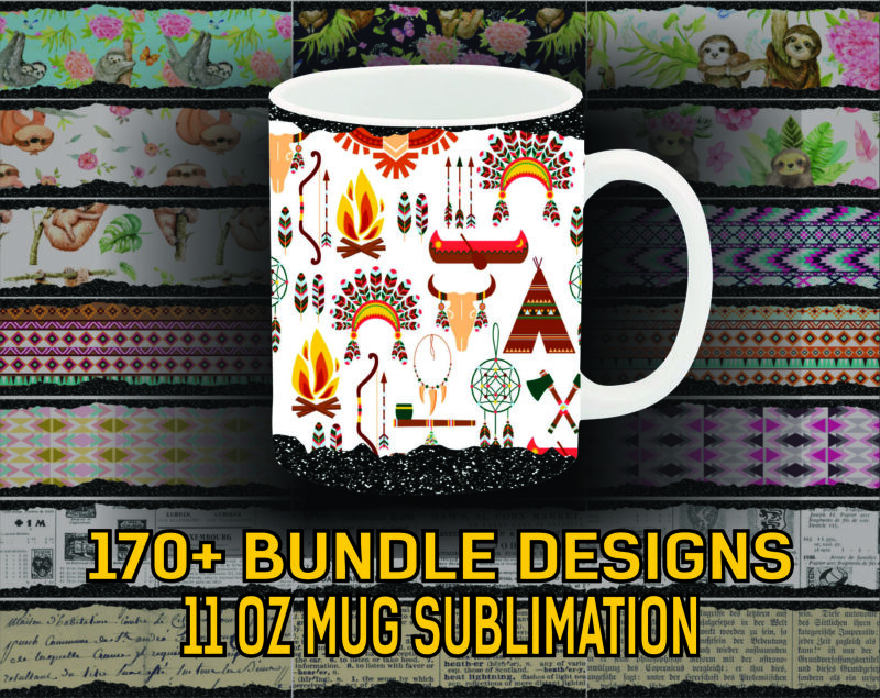 Bundle 170+ Designs 11 oz Mug Sublimation, 11oz Glitter Mug sublimation Drive, 170+ Mug Sublimation files, Mug designs, Digital Download 924624194